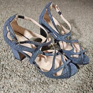 Kelly & Katie Collection Selidia Strap Heels US8 UK5.5